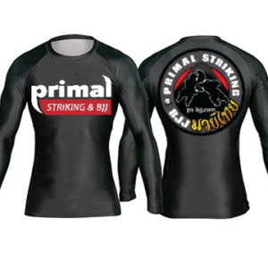 Primal Striking and BJJ Ranked Rash Guard