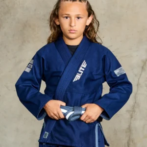 elite core navy blue brazilian jiu jitsu kids bjj wholesale gi